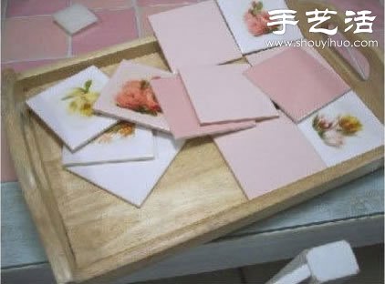 瓷砖碎片废物利用改造旧托盘(图2)