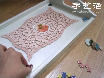 瓷砖碎片废物利用改造旧托盘(图6)