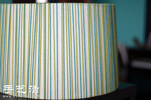 毛线旧物改造 DIY暖暖田园风台灯(图5)