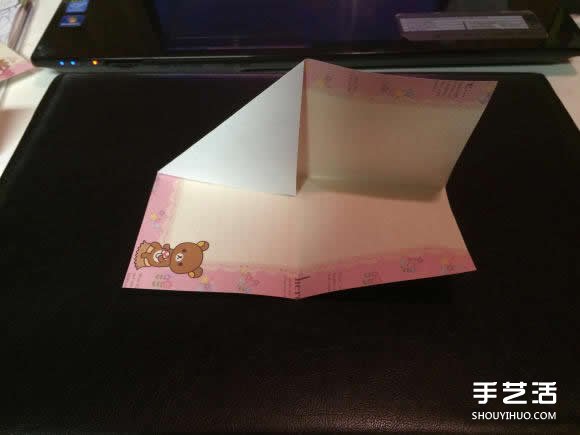 自带夹页功能的个性书签的折法图解教程(图8)