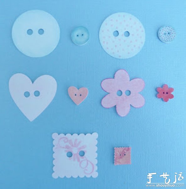 热缩片手工DIY可爱小纽扣(图3)