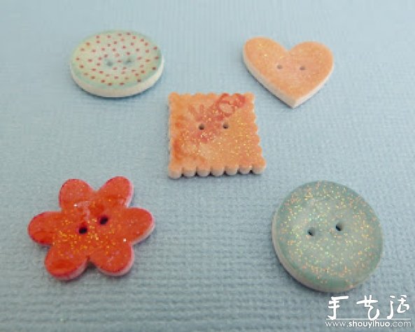 热缩片手工DIY可爱小纽扣(图6)