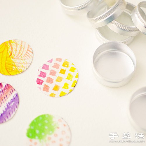 铁盒创意改造 DIY梦幻般水彩图案(图4) 铁盒创意改造 DIY梦幻般水彩图案(图4)