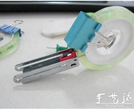 办公文具手工组装摩托车(图3)
