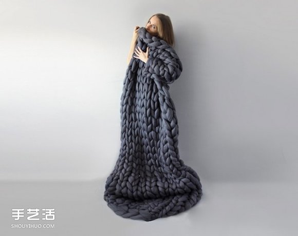 超厚羊毛线织出的针织品 格外的具有温暖感(图14)