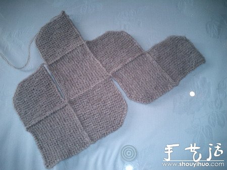 给小宝宝编织保暖袜子的手工教程(图4)