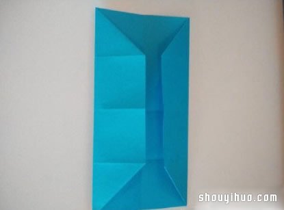 六孔笔筒的折法 折纸制作多彩笔筒图解教程(图4)