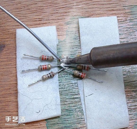 电路板电子元件变废为宝 DIY手工制作小蜘蛛(图6)