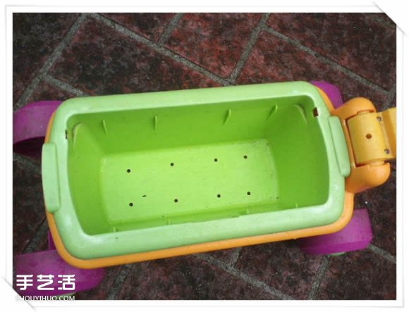 铁架DIY花盆架子图解 旧玩具废物利用做花盆架(图9)