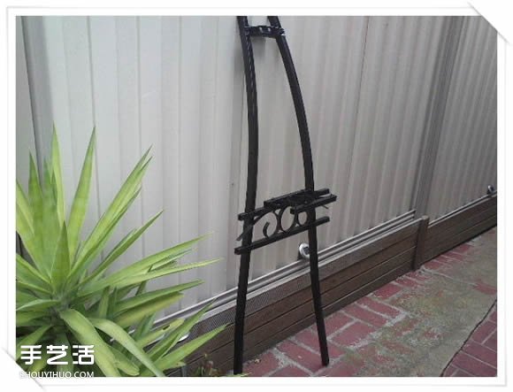 铁架DIY花盆架子图解 旧玩具废物利用做花盆架(图4)
