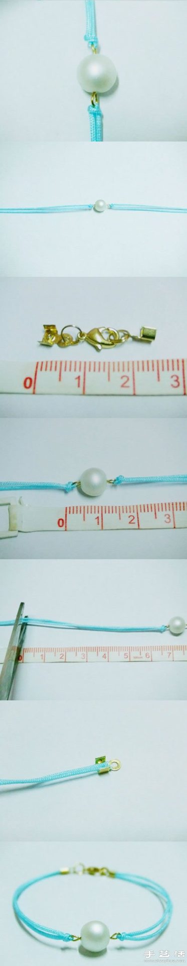 简单易学的小清新手链手工制作教程(图6)