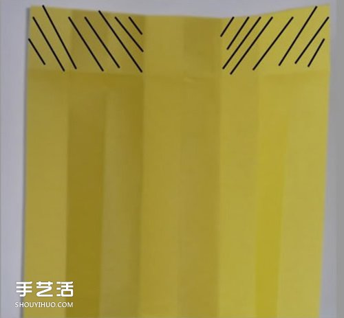 折纸蜡烛的方法图解 手工纸蜡烛的折法教程(图6)