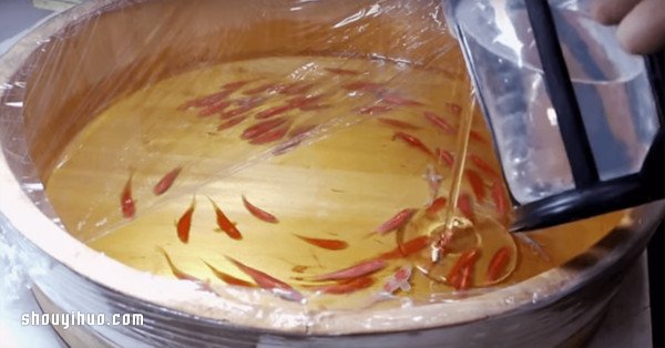 可怜小金鱼被透明树脂封存？别哭，你再仔细看(图6)