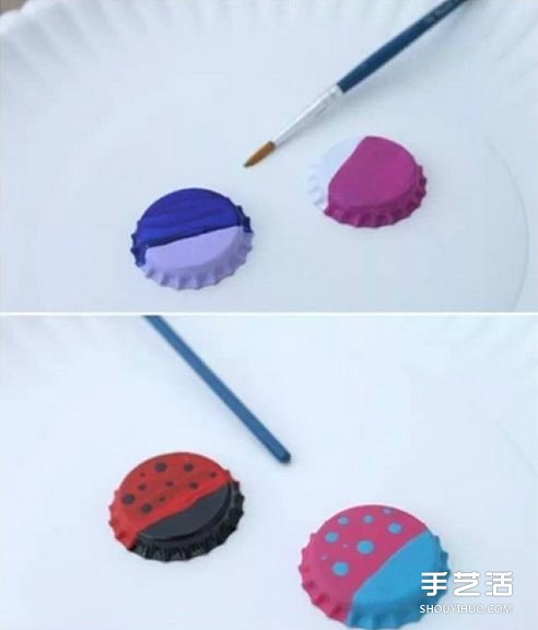 简单磁性冰箱贴制作 儿童甲虫冰箱贴DIY教程(图1)