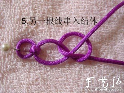 手工编织冰花结手链的方法(图3)