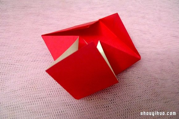 纸绣球的做法 折纸绣球花手工制作图解教程(图7)