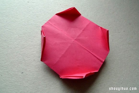 纸绣球的做法 折纸绣球花手工制作图解教程(图12)