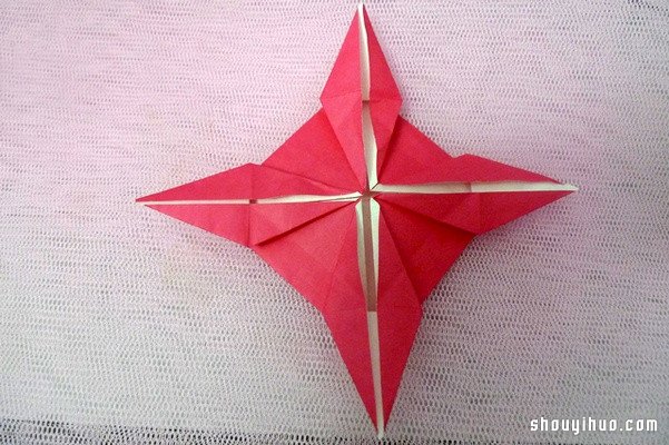 纸陀螺的制作方法 纸陀螺的折法图解教程(图11)