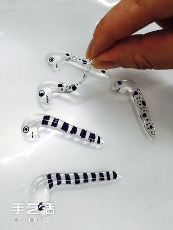创意DIY：如何用强力胶自制花园鳗的方法(图5)