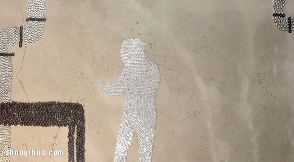 螺帽当做像素 拼凑DIY具体的图案(图1)