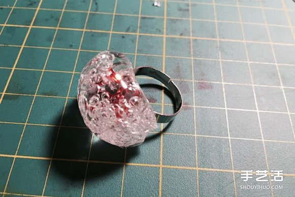 干掉的胶水手工制作戒指 超有创意的变废为宝(图6)