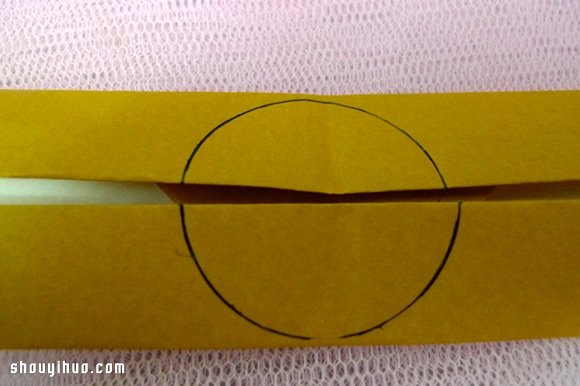 戒指的折法步骤图解 手工折纸手表图解教程(图8)