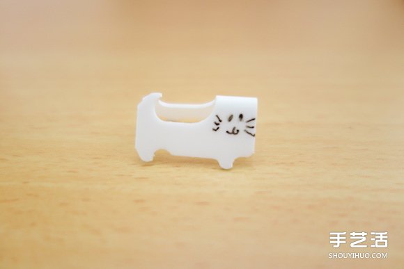 面包塑胶袋口夹废物利用 DIY制作可爱猫咪(图5)