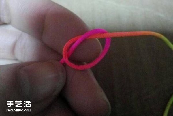 简单冰花结的编织方法 手工编冰花结的步骤图解(图1)