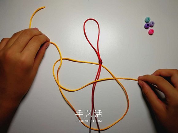 手工平结编法图解教程 怎么编平结的方法步骤(图5)