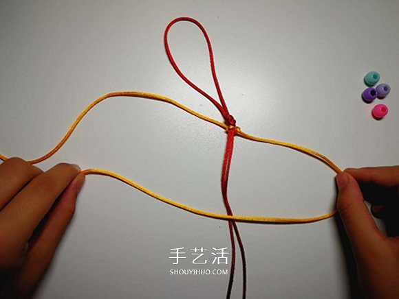 手工平结编法图解教程 怎么编平结的方法步骤(图7)