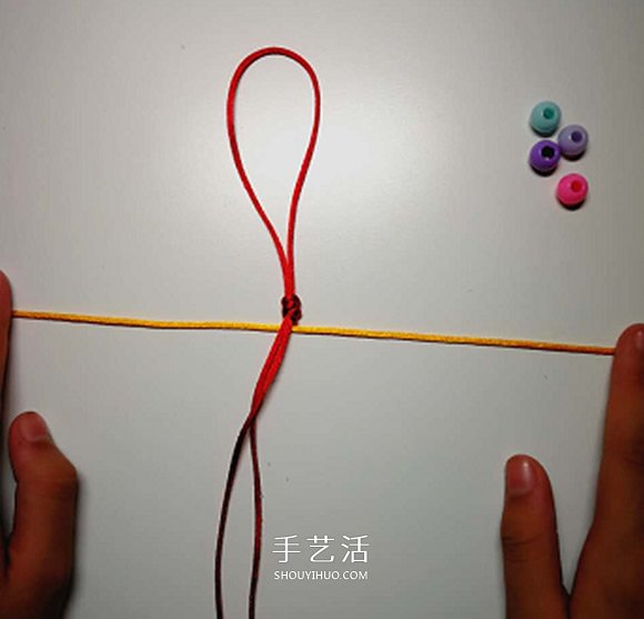 手工平结编法图解教程 怎么编平结的方法步骤(图3)