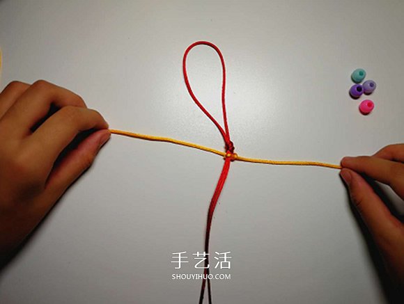 手工平结编法图解教程 怎么编平结的方法步骤(图6)