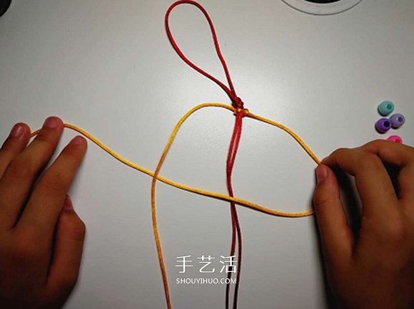 手工平结编法图解教程 怎么编平结的方法步骤(图8)
