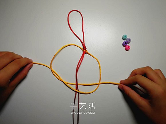 手工平结编法图解教程 怎么编平结的方法步骤(图9)