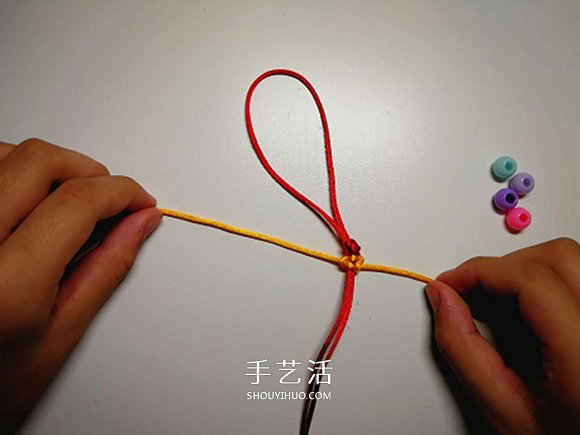手工平结编法图解教程 怎么编平结的方法步骤(图10)
