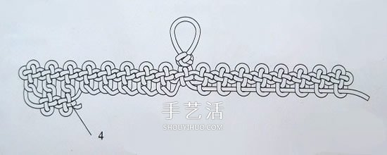 如意扇的编法图解步骤 手工中国结如意扇做法(图4)