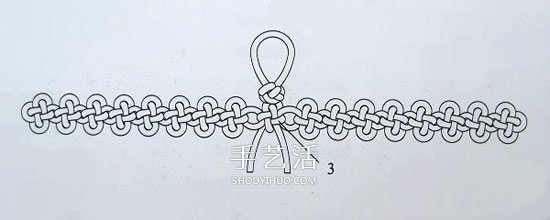 如意扇的编法图解步骤 手工中国结如意扇做法(图3)