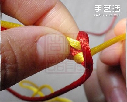 金刚结手链编法图解 金刚结编手链的步骤简单(图5)