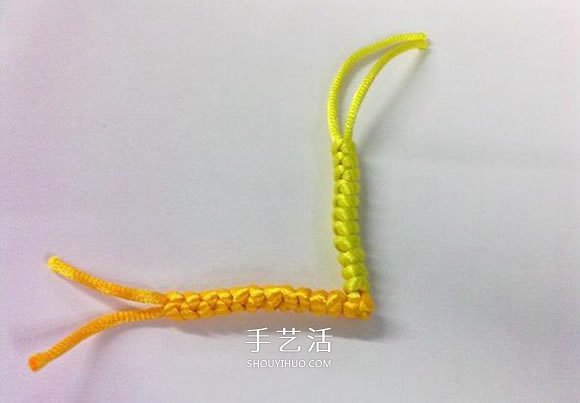 心形同心结怎么编图解 情人节爱心的编织方法(图18)