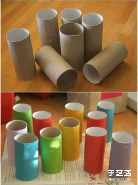 纸巾筒手工制作儿童玩具车的简单方法教程(图1)