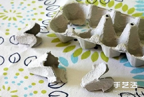 蛋托玫瑰花装饰手工制作 即使婚礼上都可以用(图2)