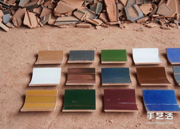 废弃的瓦片废物利用制作精美舒适的凳子(图6)