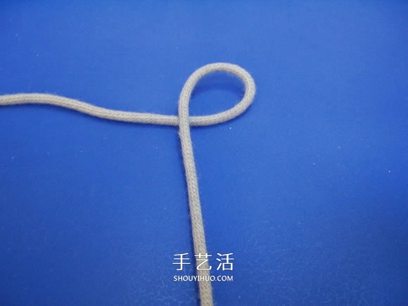 两股绳水手结的打法图解(图2)