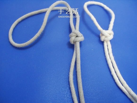 两股绳水手结的打法图解 - 诺云双维造物网
