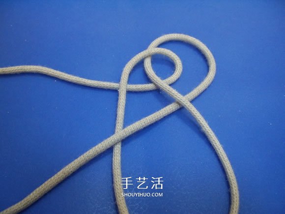 两股绳水手结的打法图解(图4)