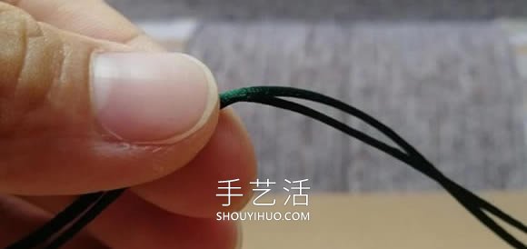 桃花结手链编法图解教程从头到尾(图2)