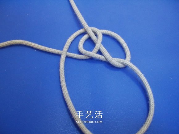 两股绳水手结的打法图解(图5)