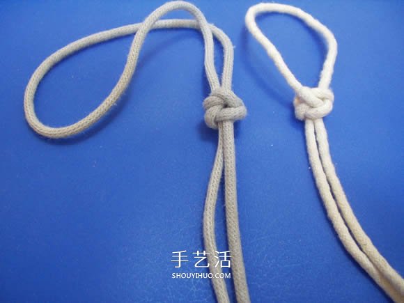 两股绳水手结的打法图解(图11)