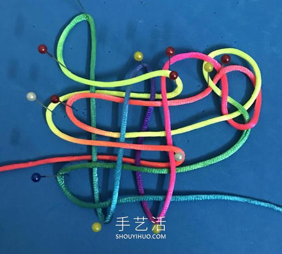 蝴蝶结的编法步骤图解教程(图9)