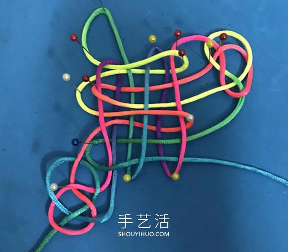 蝴蝶结的编法步骤图解教程(图14)